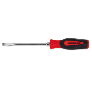 SNAP-ON NO.SGD6BR Screwdriver Flat Instinct Soft Handle Red .050" Factory Gear By Gear Garage