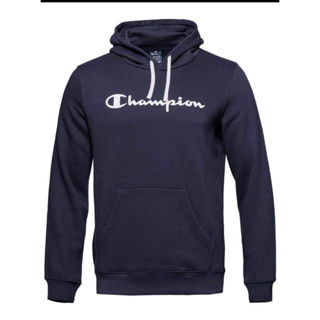 เสื้อ Champion script logo sweat hoodie Collection 2022 สีกรม ของแท้