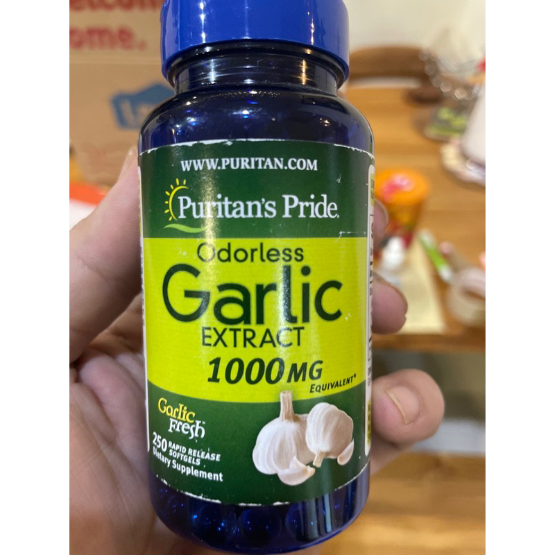 Puritan’s Pride Odorless Garlic 1000 mg 250 Softgels