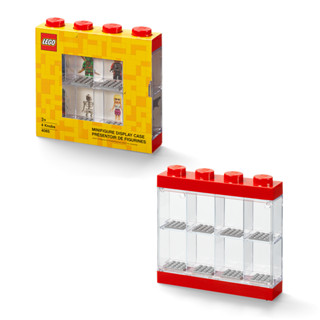 LEGO Minifigure Display Case 8 RED เคสใส่มินิฟิกเกอร์ เลโก้ ดิสเพลย์เคส สีแดง (8 ช่อง) ของแท้ 100%