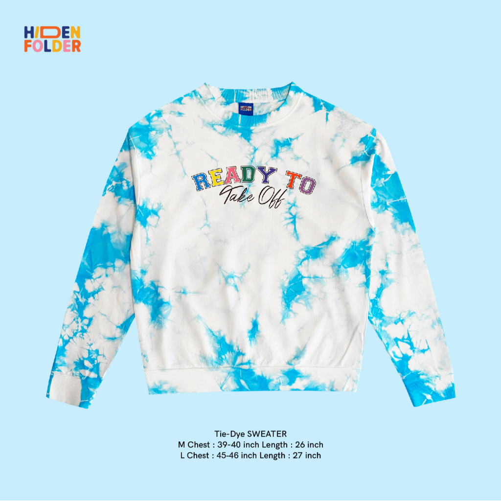 Hidden Folder (Tie-Dye SWEATER) เสื้อกันหนาว มัดย้อม