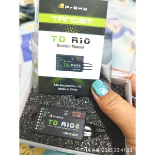 [รีซีฟ] FrSky TD R10 2.4G 900M Tandem Dual-Band Receiver TD R10 Receiver with 10 Channel Ports