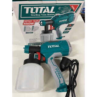 Total กาพ่นสี ไฟฟ้า 450วัตต์ หัว 2.5มม​ เครื่องพ่นสีไฟฟ้า กาพ่นสีไฟฟ้า รุ่น TT3506