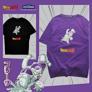 🟠เสื้อยืดดราก้อนบอล DBZ-005 : DragonBallZ🐉 : ฟรีเซอร์ : สีดำ-สีม่วง