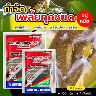 กำจัดเพลี้ย เพลี้ยไก่แจ้  เพลี้ยจักจั่นฝอย เพลี้ยแป้ง ขนาด100กรัม