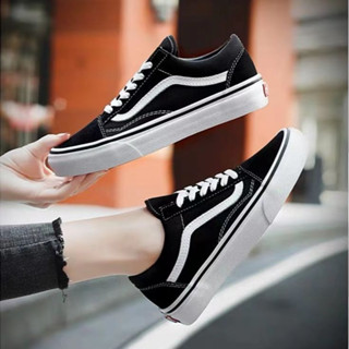 VANS Old Skool (Classic) - Black รองเท้า VANS การันตีของแท้ 100% VANS Authorized Dealer WeSneaker