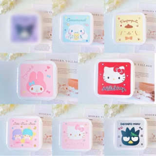 กล่องทับเปอแวร์ SANRIO น่ารัก - ใส่ข้าว ใส่ขนม - มีทั้งหมด 8 ลาย - ขนาด 15×15×6 cm