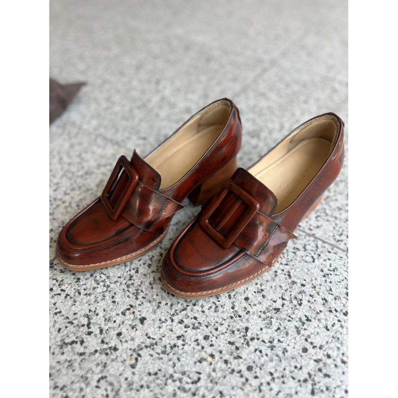 รอเท้าหนังแท้ favorite shoes by picha รุ่น แกลมยาด