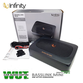 Infinity BassLink Mini ซับบ๊อก ขนาด 6x8 นิ้ว +พร้อมรีโมทบูสเบส กำลังขับ 200watts Infinity BassLink Mini