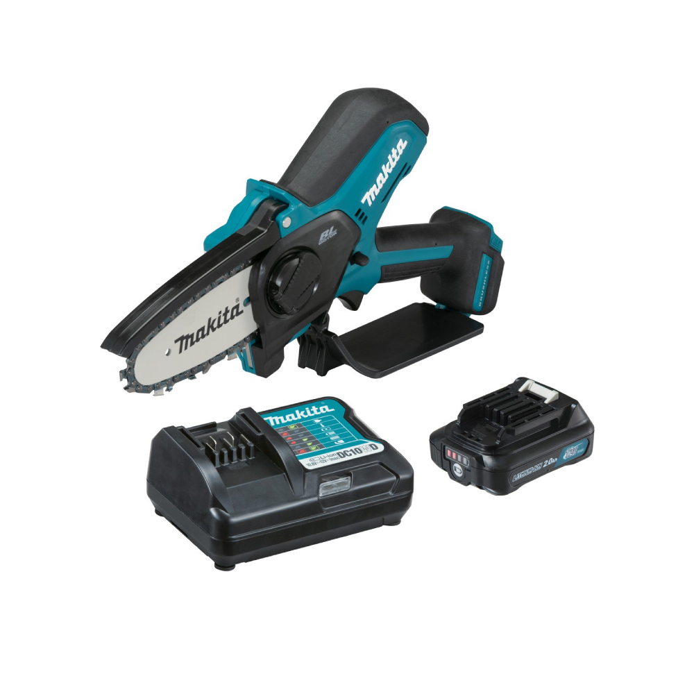 [คอมโบเซ็ท] MAKITA UC100DWA : เลื่อยโซ่ตัดกิ่งไม้ไร้สาย 12Vmax 100 มม. (4")