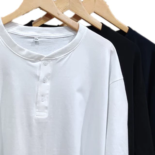 เสื้อยืดแขนสั้น คอกระดุม ไซส์ใหญ่ 2XL-5XL ผ้าคอตตอน เสื้อคอจีน Cotton semi 32 เกรดพรีเมี่ยม นุ่ม เบา สบาย ไม่อึดอัด