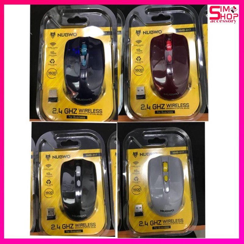 🚀🚀มีส่งด่วน🚀🚀NUBWO เม้าส์ Mouse Wireless รุ่น NMB-017 / NMB-032