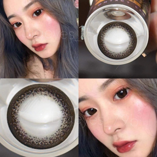 ✨ บิ๊กอายสีดำ  ขนาดตาโต Bigeyes black ☀️กรองแสง uv (บิ๊กอาย คอนแทคเลนส์ Bigeye)