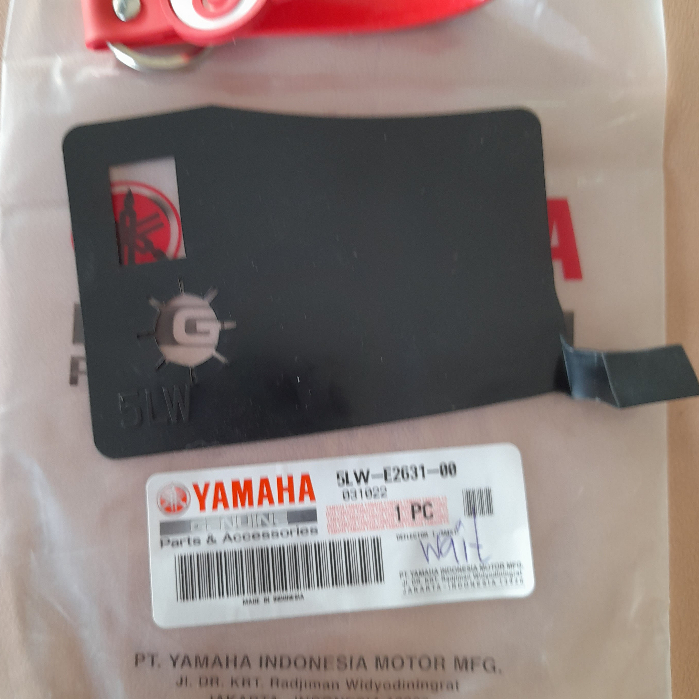 5LWE263100 แผ่นยางปิดฝาครอบเสื้อสูบ Nouvo MY MX Z แท้ Yamaha 5LW-E2631-00