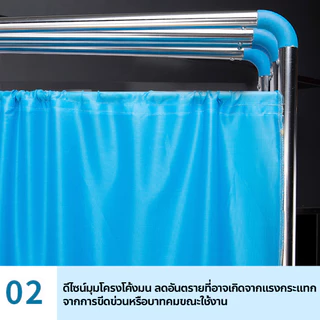 ERORO ฉากกั้นห้องพยาบาล สำเร็จรูป ม่านกั้นห้อง พับได้