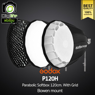 Godox Softbox P120H Parabolic 120cm. - Bowen Mount ( P120G , P120L , P120 )