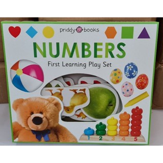 Number first learning play set  เหมาะสำหรับ 3 ขวบ+  Board book กระดาษแข็งทุกหน้า