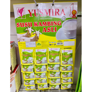 นมแพะ นมผง milk goat นมแพะสำเร็จรูปพร้อมชง susu kambing รสออริจินัล Yusmira 1แพ็คมี20ซอง