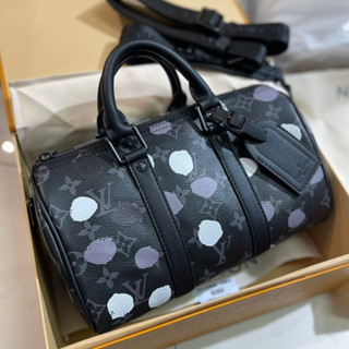 LOUIS VUITTON KEEPALL BANDOULIÈRE 25 CM MONOGRAM   งานดีสุดสวยมากทำจากหนังเเท้  งานออริเทียบแท้