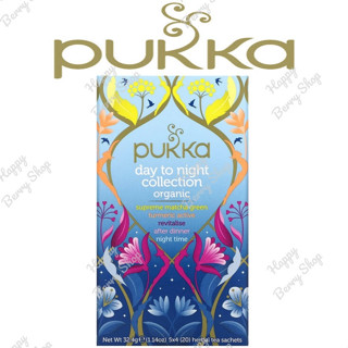 ชา PUKKA Organic Herbal Tea 🍃⭐Day to Night Collection⭐🍵 ชาสมุนไพรออแกนิค ชาเพื่อสุขภาพจากประเทศอังกฤษ 1 กล่องมี 20 ซอง