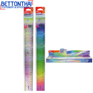 Deli H654 Ruler ไม้บรรทัดแฟนซีสุดน่ารัก ขนาด 30 CM (แพ็คกล่อง 20 ชิ้น) ไม้บรรทัด ไม้บรรทัดแฟนซี เครื่องเขียน อุปกรณ์การเ