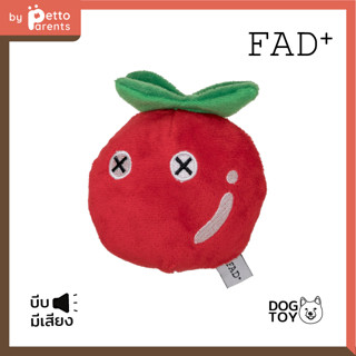 FAD+ Tomato Plush Toy / XS ของเล่นสุนัขบีบมีเสียง รูปมะเขือเทศ ไซส์ XS