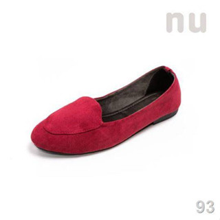 nubangkokSuede Loafer รองเท้าส้นเตี้ย รองเท้าที่นุ่มและใส่สบาย