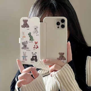 ✨ส่งของขวัญ✨เคสไอโฟน 14 Pro Max 13 12 11 เคส for เคสไอโฟน11 น่ารัก เคสโทรศัพท์แบบพลิก พกง่ายๆ การป้องกันการตก Case