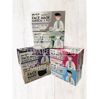 Bio safe หน้ากากทางการแพทย์ (กล่อง 50 ชิ้น)