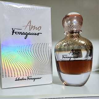 น้ำหอมแท้ติดขวด Salvatore Ferragamo Amo Eau de Parfumlสีเริ่มเข้ม  ขนาด 100ml