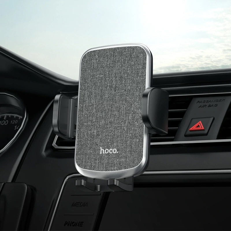 [ส่งเร็ว1วัน] Hoco CA94 Phone holder ยึดช่องแอร์ ผ้าแคนวาส ที่ยึดมือถือในรถ หมุนได้360องศา ขาตั้งมือถือในรถ