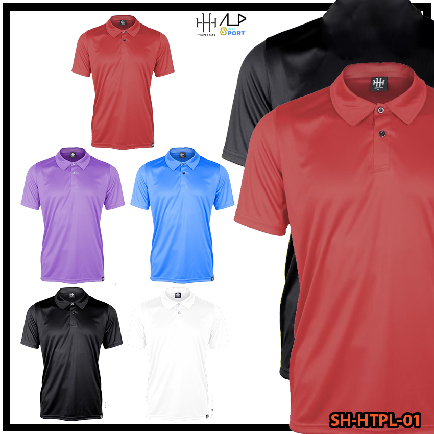 💥ลดโหดสูงสุด 1,000 บาท💥 เสื้อโปโล HUNTER ฮันเตอร์ รหัส SH-HTPL-01 รุ่น POLO CLASSIC ชุด 1 แท้ 100%