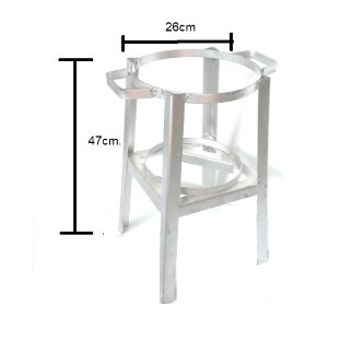 ขาวางถังแก๊สปิคนิค สูง 47cm. (มีหูจับ) ขาตั้งแก๊สปิคนิค ใช้กับถังแก๊ส 4 กก.ได้ทุกยี่ห้อ ขาตั้งแก๊สปิคนิค ขาปิคนิค