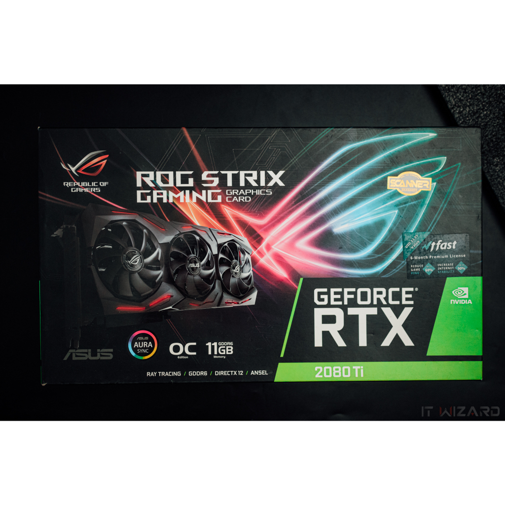 [ITWIZARD ผ่อน 0%] ASUS ROG STRIX RTX 2080Ti OC 11G(มือสอง)