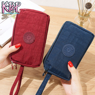 KOREA(KR949) กระเป๋าสตางค์ใส่โทรศัพท์ได้HONGสีสดใสผ้าร่มงานดี