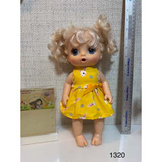 Baby Alive Doll กินแป้งโดว์ได้ มีเสียง ของแท้ สภาพ99% ชุดแถม