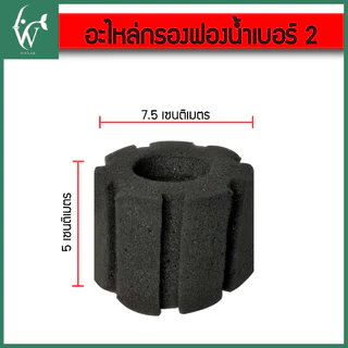 อะไหล่กรองฟองน้ำ ไส้กรอง กรองฟองน้ำ มี7เบอร์ให้เลือกBy ร้านวสันต์ อุปกรณ์ปลาสวยงาม