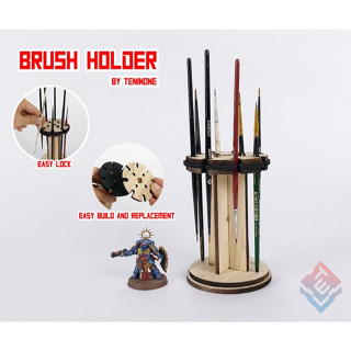 brush holder ที่แขวนพู่กันสำหรับศิลปะเพื่อถนอมพู่กันไม่ให้ขนแตกปลายจากการวางแนวตั้ง