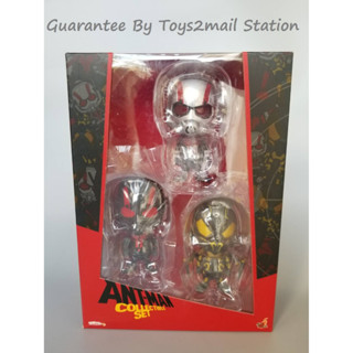 [RARE 2015 มือ 2 รบกวนอ่านรายละเอียด] HOT TOYS COSBABY : ANTMAN PACK 3 SET สินค้ามือ 2 รบกวนอ่านรายละเอียด ของแท้ 100%