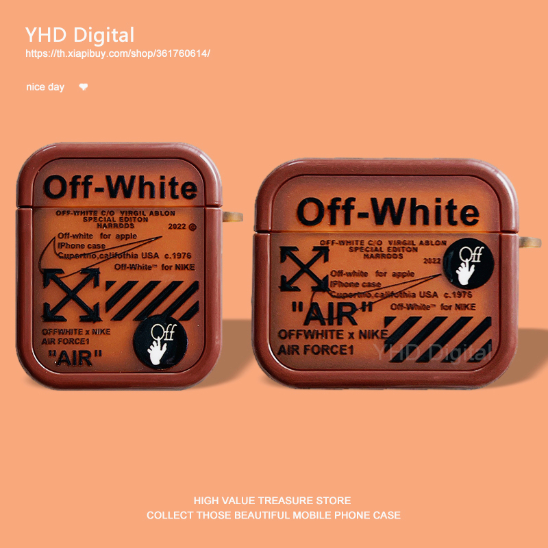 🔥พร้อมส่งในไทย🔥เคส Airpods 3 pro 1 2 OFF White การป้องกันการตก ซิลิโคนนิ่ม Soft Case Airpod gen3 2021 Airpods 1 2