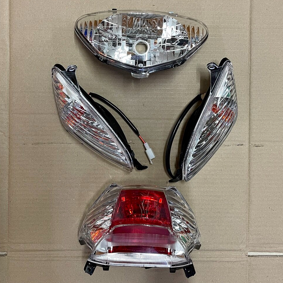 ชุดไฟหน้า Mio รุ่นแรก ไฟท้าย มีโอตัวเก่า พร้อม ไฟเลี้ยวหน้า ซ้าย+ขวา