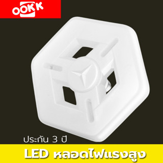 หลอดไฟแรงสูง LED หลอดไฟประหยัดพลังงาน แสงขาว ขนาด 18W-48W ขั้ว E27 แสงกระจายกว้าง 180 องศา ไม่กินไฟ ถนอมสายตา