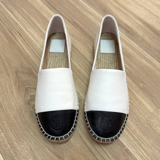 TORYBURCH COLOR BLOCK FLAT ESPADRILLE MESTICO