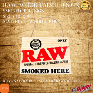 RAW | WOOD SIGN ป้ายไม้