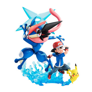 [ของแท้] [มือสอง] G.E.M. Pokemon Series Greninja Pikachu Ash Ketchum Figure MegaHouse 2017