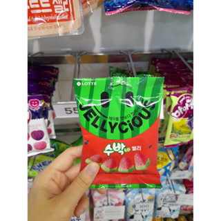 Lotte JELLYCIOUS WATERMELON เจลลี่เชียส รสเเตงโม56g🍉