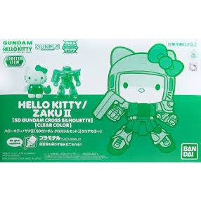 พร้อมส่ง : SDCS HELLO KITTY MS-06 ZAKU II (CLEAR COLOR)