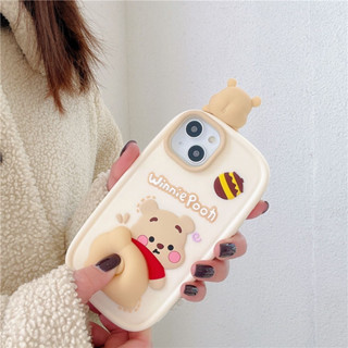 CS125 ลายหมีพู[Pooh] เคสโทรศัพท์ งานซิลิโคนน่ารักๆนิ่มๆ สินค้าพร้อมส่ง**อ่านรายละเอียดก่อนสั่ง**