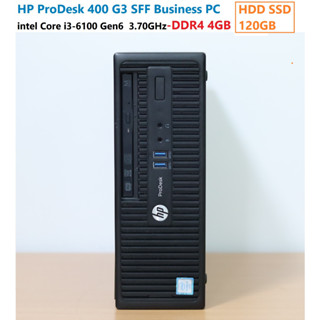 HP ProDesk 400 G3 SFF Business PC -intel Core i3-6100 Gen6  3.70GHz-DDR4 4GB -HDD SSD 120GB