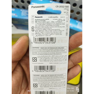 ถ่านสำหรับ Mainboard ถ่านไบออส BIOS แท้ล้านเปอร์เซ็น Panasonic cr2032 ออกใบกำกับภาษีได้